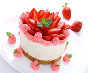 西点草(cǎo)莓蛋糕