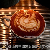 壓紋郁金香咖啡拉花(huā)、天鵝