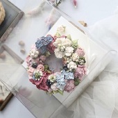 韓式蛋糕裱花(huā)作(zuò)品